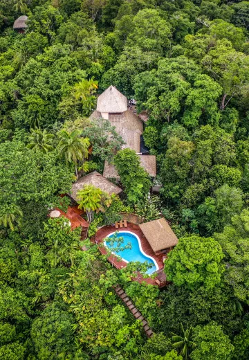 Lapa Rios Lodge aerial view