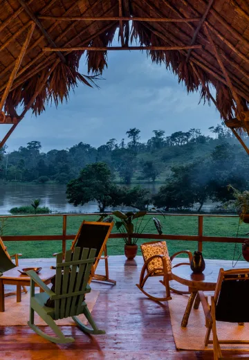 Lounge area and river view