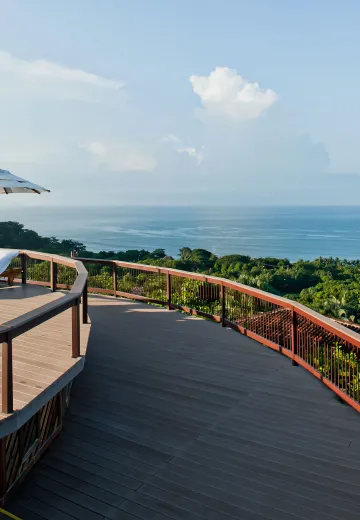 Panoramic ocean view at Punta Islita