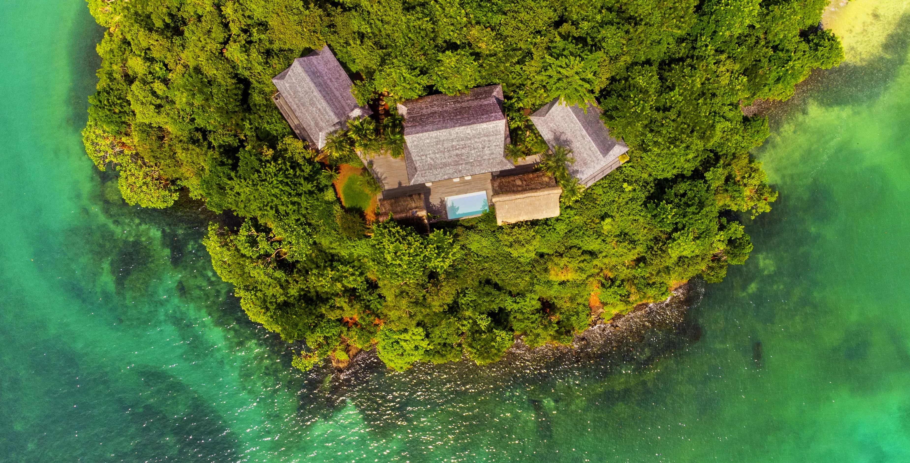 Isla Secas, Panama Tropical islands from above