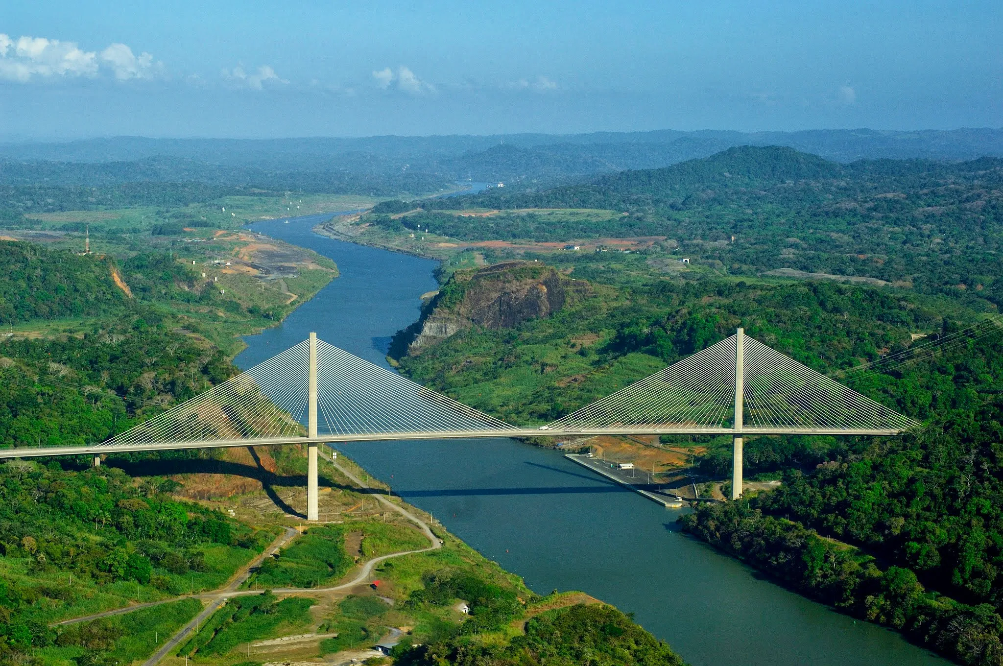 Bridge of the America Panoramic view, Panama