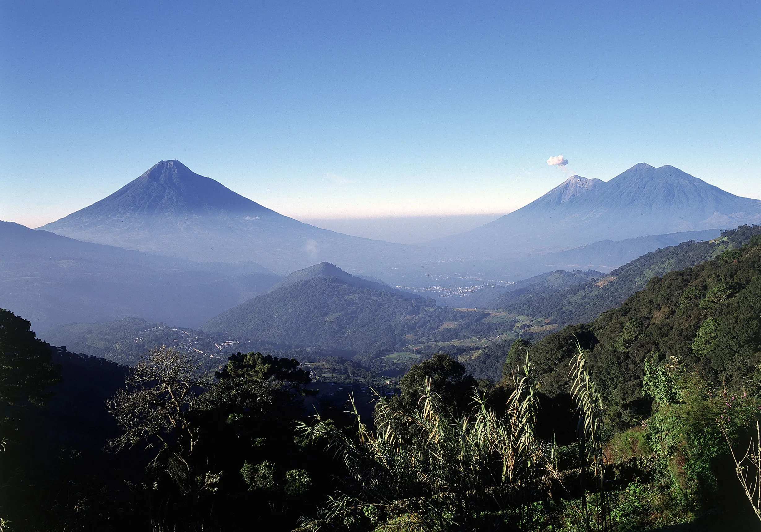 Volcanoes of Guatemala Panoramic View
