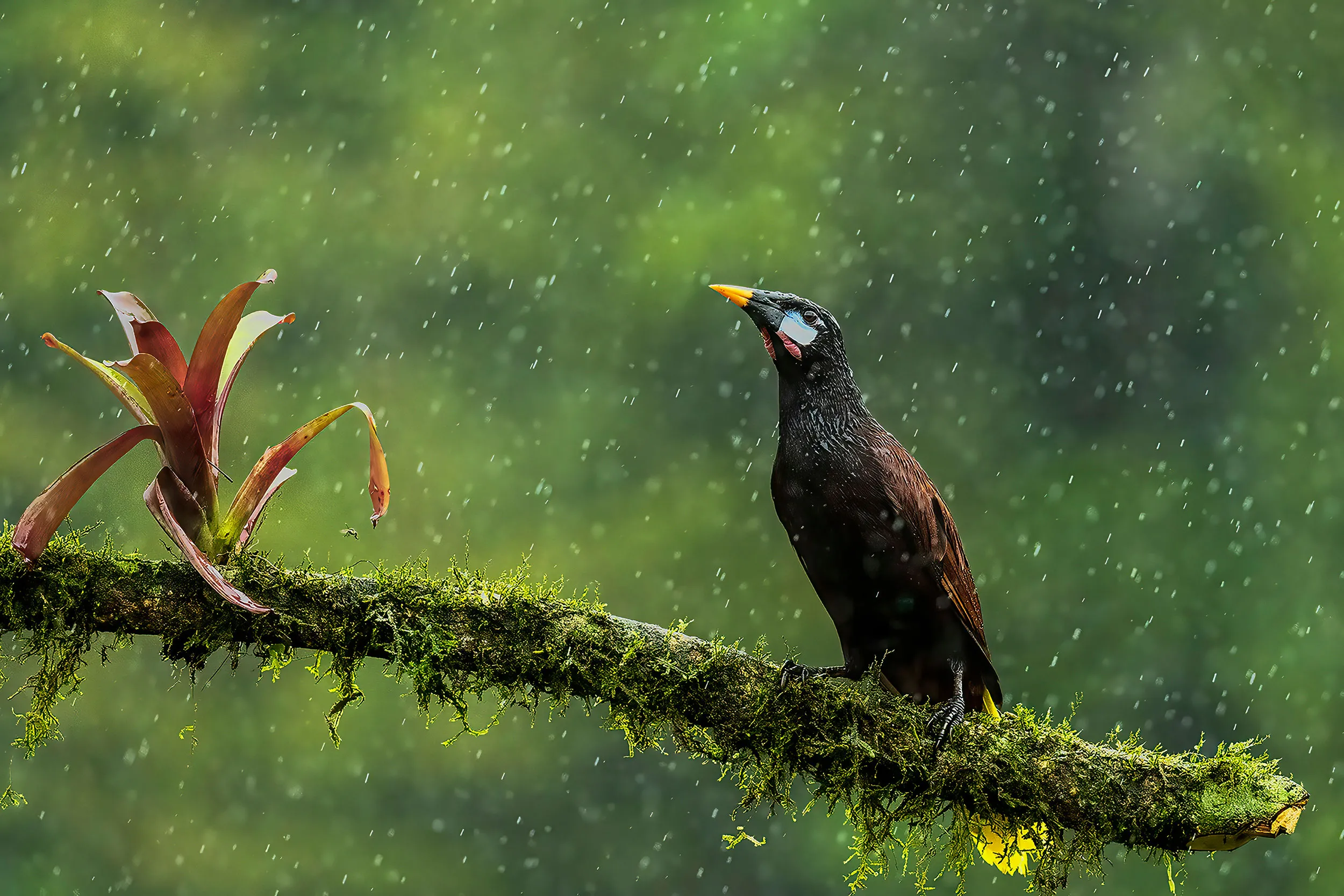 Montezuma-Oropendula-Rainsforest-birds